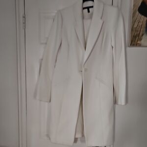 White House Black Market Ivory Jacket And Skirt Set